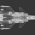 Grey Fighter Jet With Cockpit Pilot Wing Markings Number 2017 Modern Aerodynamic Design