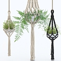 hanging basket hanging decoration 3d model