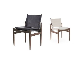 modern dining chair leisure chair 3d model