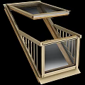 Diverse Angled Balcony Window Designs Featuring 45 35 30 25 Degrees And Various Colors