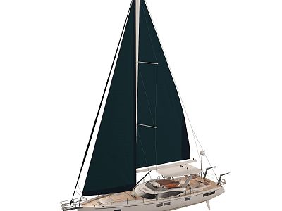 Sailing Boat Transportation Sailing Boat Small Boat Sightseeing Boat model