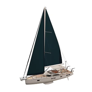 Sailing Boat Transportation Sailing Boat Small Boat Sightseeing Boat 3d model