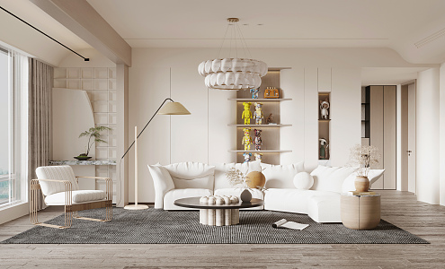 The Silent Living Room 3d model