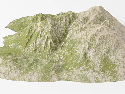 modern mountain natural mountain range mountain peak mountain terrain rock natural terrain hilly terrain mountain terrain basin plateau plain terrain 3d model
