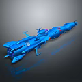 Modern Spaceship Spacecraft 3d model