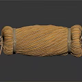 Golden Twisted Twine Roll for Daily Household Supplies with Secure Binding Ends