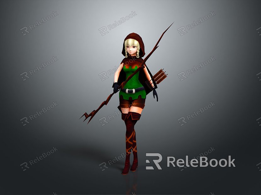 Cosplay Costume Costume Female Archer Costume Anime Costume Anime Costume model