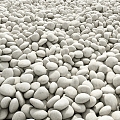 Modern landscape stone pebbles 3d model