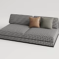 Modern double sofa 3d model