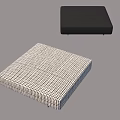 Bench Sofa Stool Fabric Sofa Stool Leather Sofa Stool 3d model