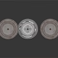 Durable Silver Metal Pipes With Connecting Rings For Industrial Equipment