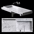 Modern Marble Bathroom Vanity Interior Design With Sleek Countertop And Single Basin