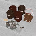 Ceramic Storage Jars with Airtight Lids for Coffee Beans Cocoa Powder Star Anise and Truffles
