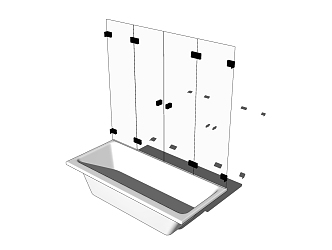 Shower room 3d model