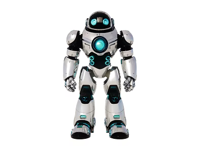 Science fiction robot intelligent robot 3d model