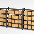 Modern shelf express rack 3d model