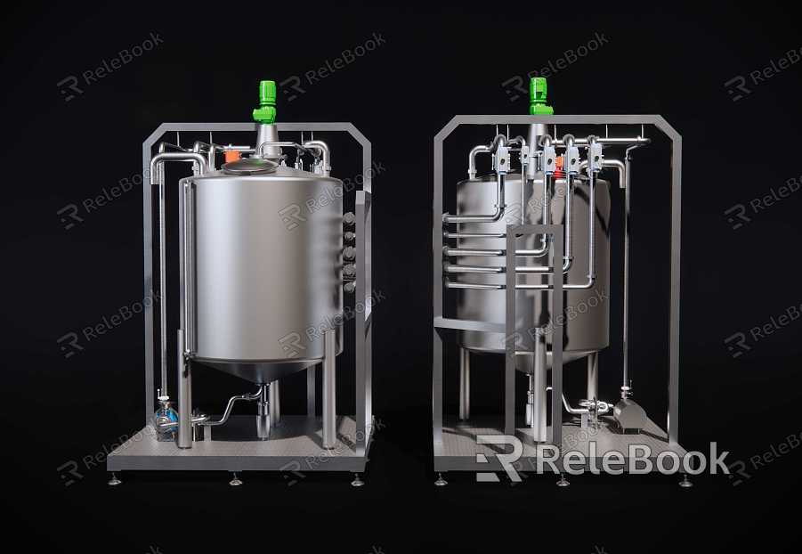 Modern fermentation tank reactor model