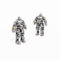 Virtual character old robot 3d model