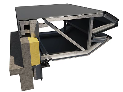 Durable Industrial Hardware Tools with Metal Frames and Structural Components 3d model