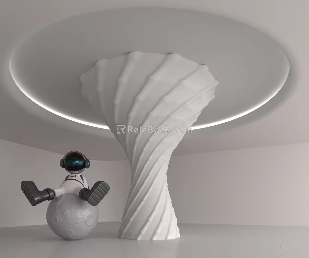 Modern Column 3d model