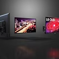 LG OLED TV Display With Sleek Design And Vibrant Image Showcase