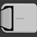 White Fotoslax Electronic Device With Black Trim For Photo Processing