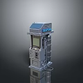 EVNEX Charging Station With Metallic Gray Design Blue Logo Display Screen And Cable
