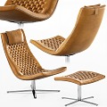 Leather Lounge Chair 3d model