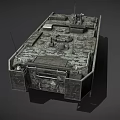 Armored Vehicle Armored Transport Vehicle Armored Carrier Launcher Light Tank Infantry Fighting Vehicle Low Face Number Low Model Simple Model Game Sub-era Film and Television Level 3d model
