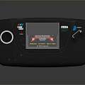 Spyro Dragon Character On Sega Handheld Game Console Screen Displaying Mission Text