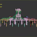 Advanced Tillage Agricultural Machinery With Green Pipes And Silver Frame Components