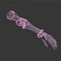 Industrial Mechanical Arm With Metallic Construction And Articulated Joints Design