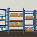 Shelf Storage Rack Express Rack 3d model