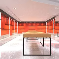 Modern Beauty and Hair Salon Storefront with Glass Windows and Elegant Facade