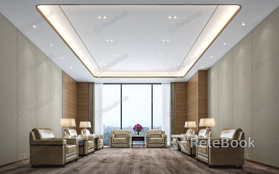 Modern Reception Room model