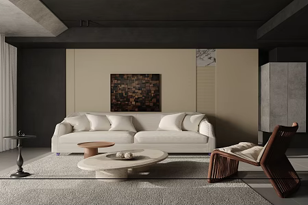 The Silent Living Room 3d model