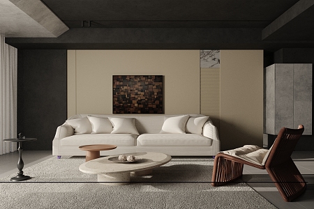 The Silent Living Room 3d model