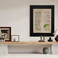Quiet Wind Decorative Frame Decorative Painting Table Lamp 3d model
