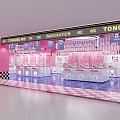 Modern Doll Machine Shop Doll Machine Shop Effect 3d model