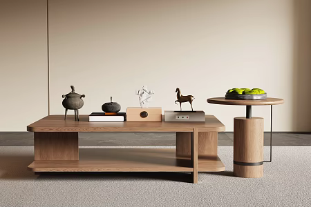 New Chinese Song Style Coffee Table 3d model