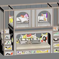 Modern Kids Bunk Bed With Wooden Frame Stairs Storage Drawers And Safety Rails