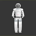Game Movie Character PELMO Honda White Robot Standing Pose Design
