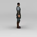 Game Chibi Anime Game Figure Man Warrior 3d model