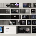 Smart Switch Socket Smart Switch Hotel Switch Air Conditioner Switch Panel Socket Panel 3d model