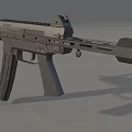 Modern Tactical Assault Rifle with Metal Body Magazine and Tactical Rail