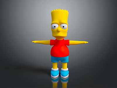 Modern Game Characters Simpsons Characters Game Characters 3d model