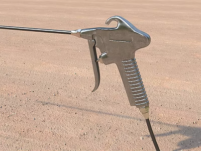 Modern dust blowing gun 3d model Modern dust blowing gun 3d model