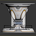 Sci-fi nuclear reactor Sci-fi items Sci-fi components High-tech components 3d model