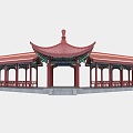 Garden Architecture Antique Pavilion Pavilion 3d model