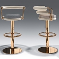 Modern Bar Chair 3d model